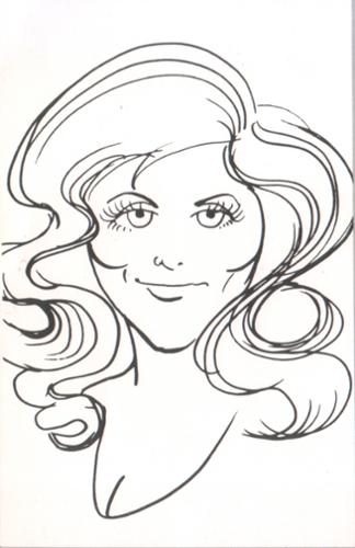 Caricature carefully designed and drawn from a photo